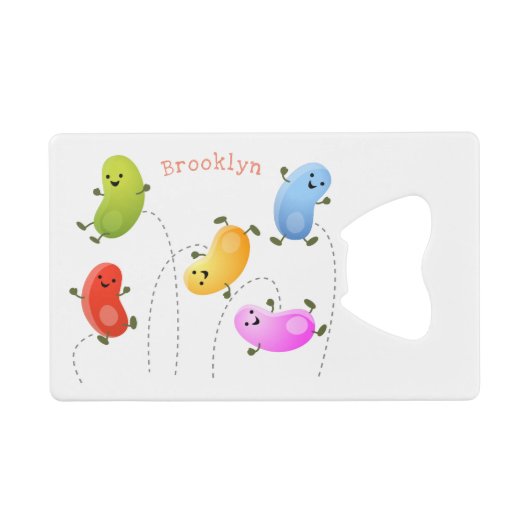 Jolie jellybeans bondissant dessin animé (Devant (Horizontal))