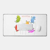 Jolie jellybeans bondissant dessin animé (Clavier et souris)