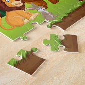 Jolie jungle animaux puzzle puzzle (Côté)