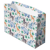 Jolie Jungle Animaux sauvages Sac cadeau (Dos Angle)