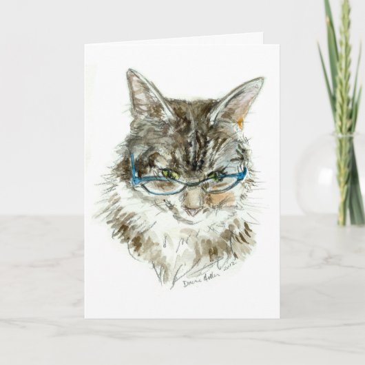 Jolie Kitty carte d'anniversaire de YDP (Devant)