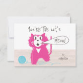 Jolie Kitty Classroom Valentine Cartes (Devant)