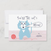 Jolie Kitty Classroom Valentine Cartes (Devant)