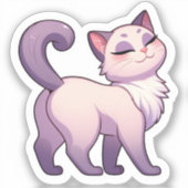 Jolie Kitty - Sticker en vinyle (Recto)