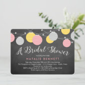 Jolie lanternes Invitation à la douche nuptiale (Debout devant)