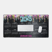 Jolie licorne noir parties scintillant d'anniversa (Clavier et souris)