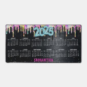 Jolie licorne noir parties scintillant d'anniversa (Recto)