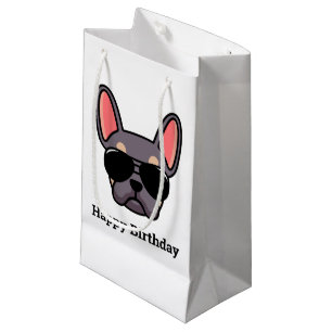 Jolie Lilac Tan French Bulldog Face Petit Sac Cade