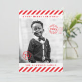 Jolie liste Invitation de Noël (Debout devant)