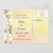 Jolie Mariée Coréenne & Marié : Carte de sauvegard (Dos)