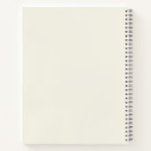 Jolie maternité florale attend le journal de maman (Dos)