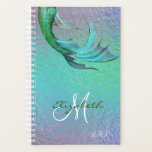 Jolie Mermaid Quotidien Organisateur Iridescente<br><div class="desc">This design may be personalized in the area provided by changing the Phoand/or text. Or it can be customized by choosing the click to customize further option and delete or change the color of the background, add text, change the text color style, or delete the text for an image only...</div>