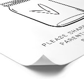 JOLIE Minimalistisch Ouderschap Tip Jar en Advies  Poster (Hoek)