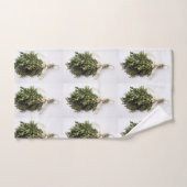 **JOLIE MISTLETOE** JEU DE SERVIETTES DE NOËL (Serviette à main)