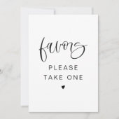 JOLIE Modern Boho Font Neem een voorteken Kaart (Voorkant)