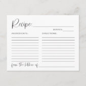 JOLIE Modern Minimalistisch Vrijgezellenfeest Rece Informatiekaartje (Voorkant)