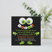 Jolie Monster Baby Shower Invitations (Debout devant)