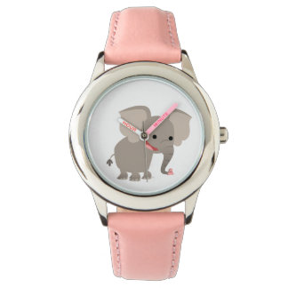 Jolie Montre D'Éléphant Caricature Rire