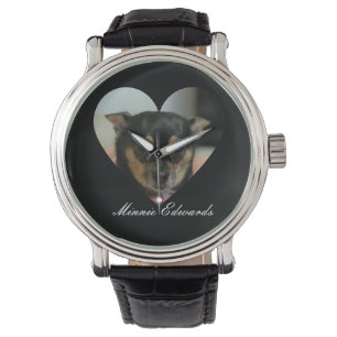 Jolie montre pour animaux  Photo personnalisée et 