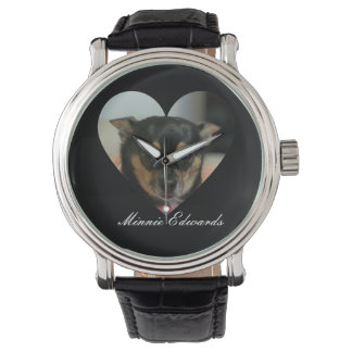Jolie montre pour animaux |Photo personnalisée et