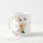 Jolie Mug Cadeau Floral Oma (Devant gauche)