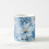 Jolie Mug d'Art Floral Bleu (Centre)