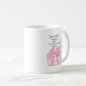 Jolie Mug de Noël rose (Devant droit)