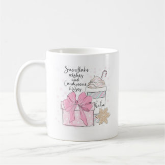 Jolie Mug de Noël rose