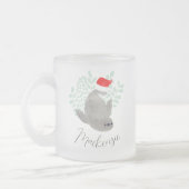Jolie Mug de phoque de Noël (Gauche)