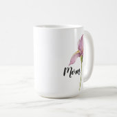 Jolie Mug Florale Iris pourpre pour elle (Devant droit)