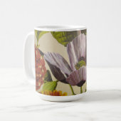 Jolie Mug Personnalisée De Café Fleur Purple (Devant gauche)