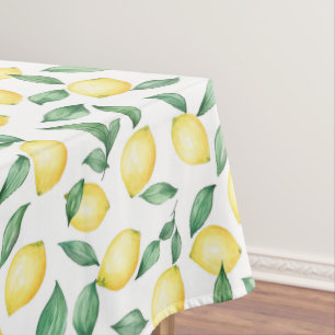 Jolie Nappe Citron Aquarelle – Cuisine d'Été