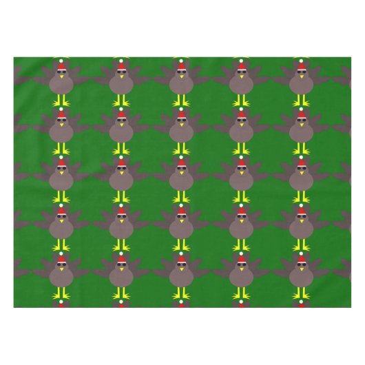 Jolie Nappe de Noël pour la dinde (Devant (Horizontal))