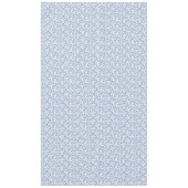 Jolie nappe ethnique d'impression florale de bleu (Devant)