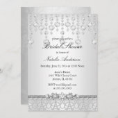 Jolie nuptiale en cristal Invitation (Devant / Derrière)