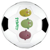 Jolie olives joyeux chantant dessin animé (Tourné)