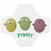 Jolie olives joyeux chantant dessin animé (Plat)