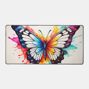 Jolie papillon flottant - Art à l'aquarelle