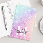 Jolie Parties scintillant Holographique Fille Glam<br><div class="desc">Personnalisez facilement cet élégant motif de parties scintillant bokeh coloré avec vos détails personnalisés.</div>