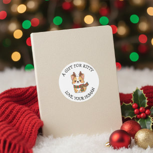 Jolie petite étiquette de cadeau à et de