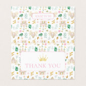 Jolie petite princesse fille anniversaire merci ca (Outside Unfolded)