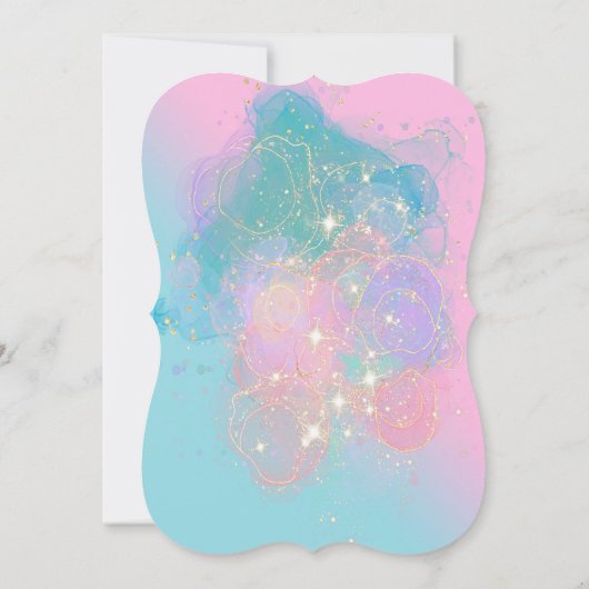 Jolie Petite Sirène Invitations (Dos)