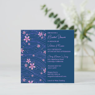 Jolie Petites Fleurs Invitation Douche nuptiale