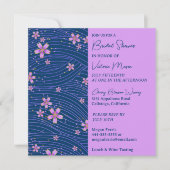 Jolie Petites Fleurs Invitation Douche nuptiale (Devant)