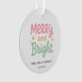 Jolie photo Coloré Noël moderne (devant)