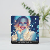 Jolie photo Elégante carte de Noël (Debout devant)