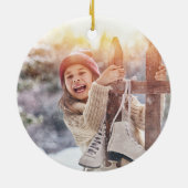 Jolie photo ornement de Noël (Dos)