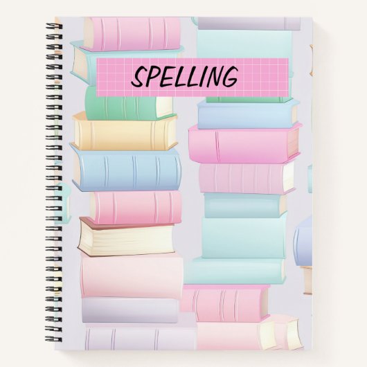 JOLIE PILE PASTEL DE LIVRES SCOLAIRES (Devant)