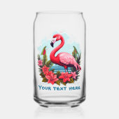 Jolie plage rose flamingo ajouter du texte (Recto)