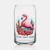 Jolie plage rose flamingo ajouter du texte (Verso)